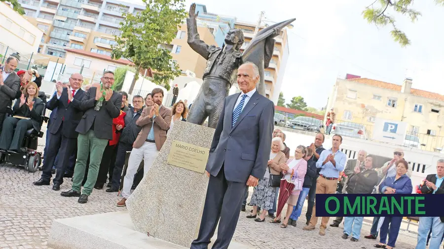 Toureiro Mário Coelho imortalizado com estátua em Vila Franca de Xira Toureiro Mário Coelho imortalizado com estátua em Vila Franca de Xira