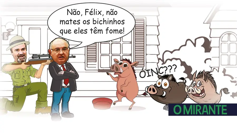 A praga de javalis em Vila Franca de Xira A praga de javalis em Vila Franca de Xira
