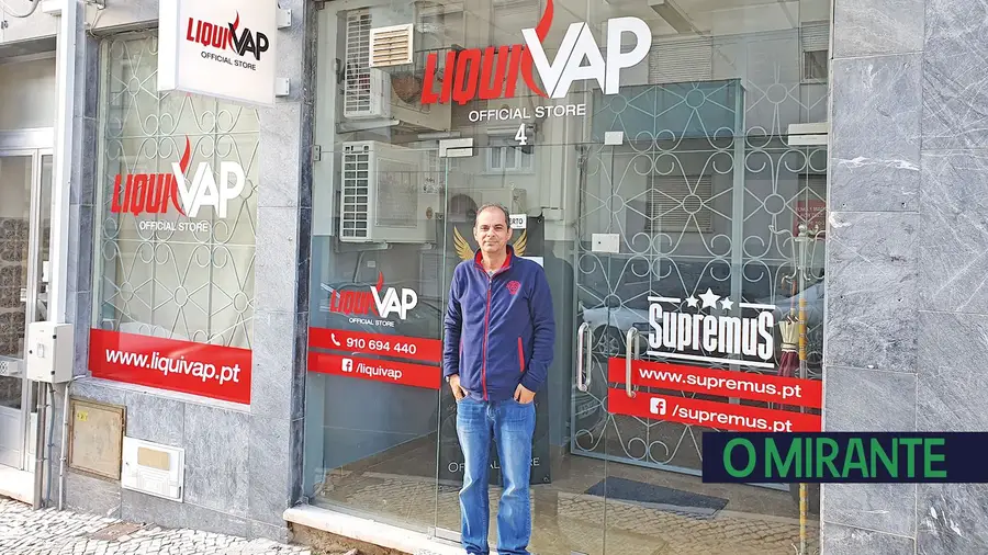 Liquivap Santarém criada por Rui Nunes há cinco anos Liquivap Santarém criada por Rui Nunes há cinco anos