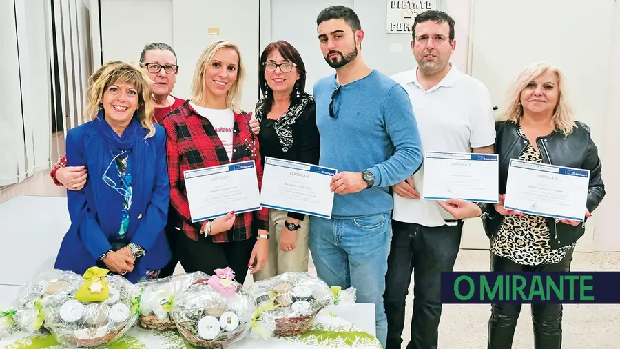 Colaboradores da Escola Profissional do Vale do Tejo em formação no estrangeiro