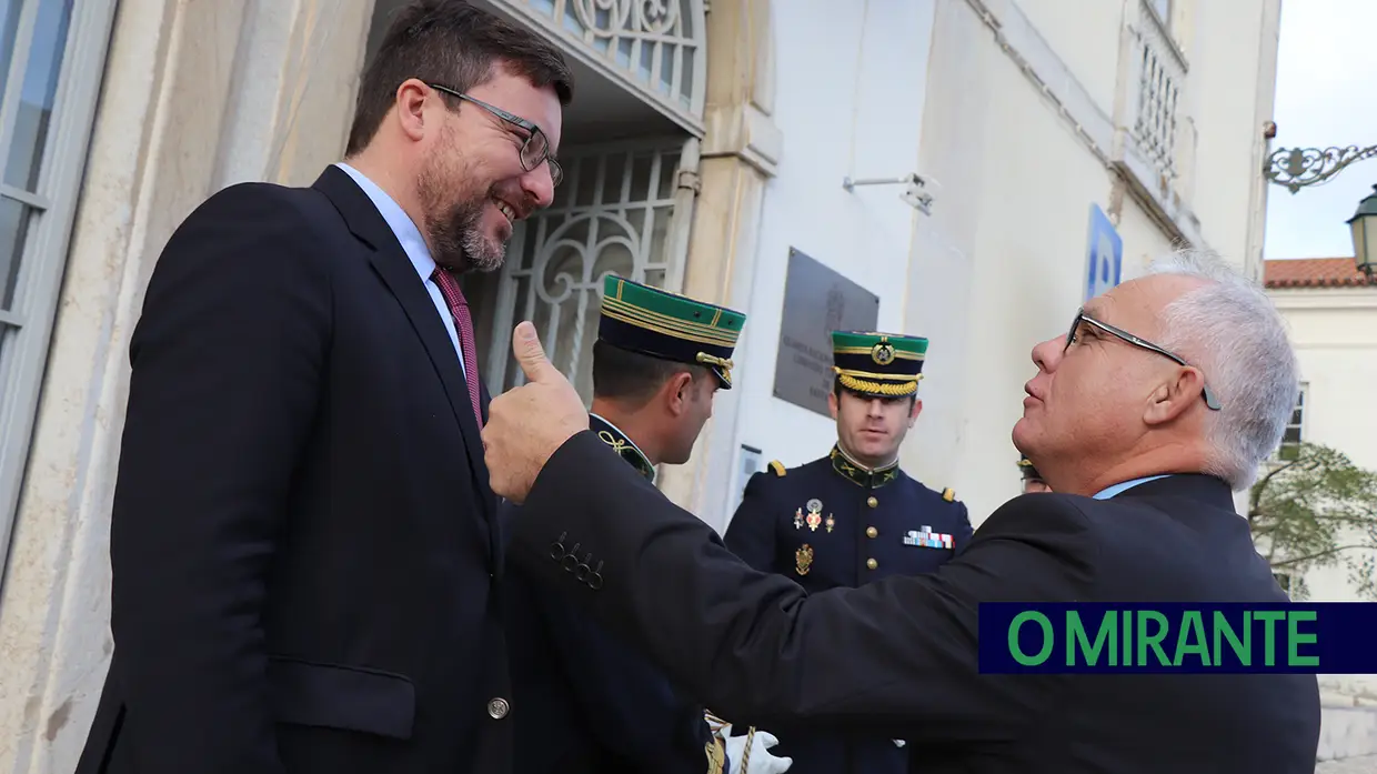 Pedro Moleirinho toma posse como comandante da GNR de Santarém