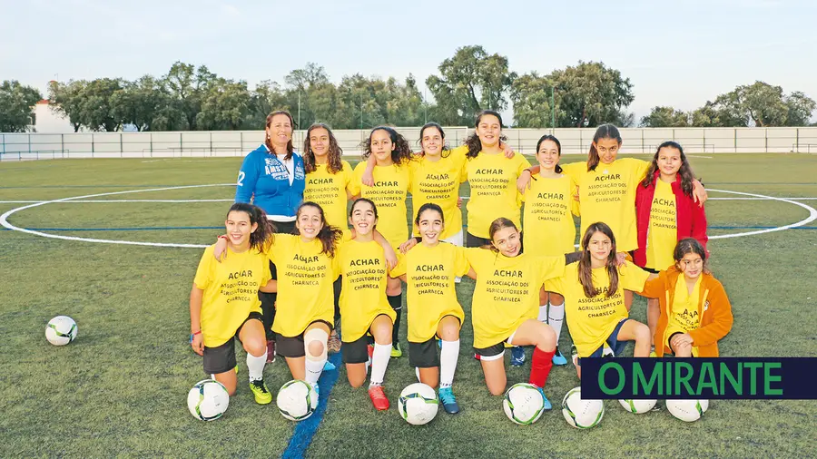 Na Chamusca há uma equipa de raparigas a fazer renascer a prática do futebol
