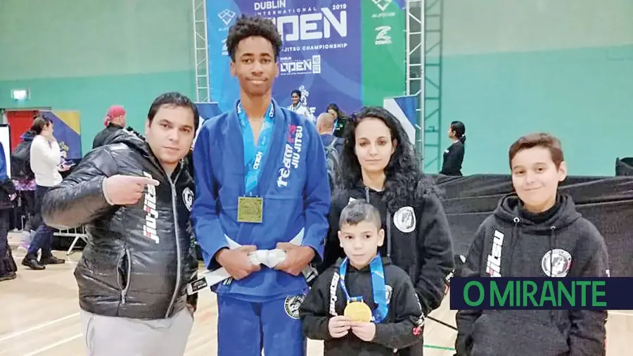 Jiu Jitsu de Riachos com quatro pódios em Dublin