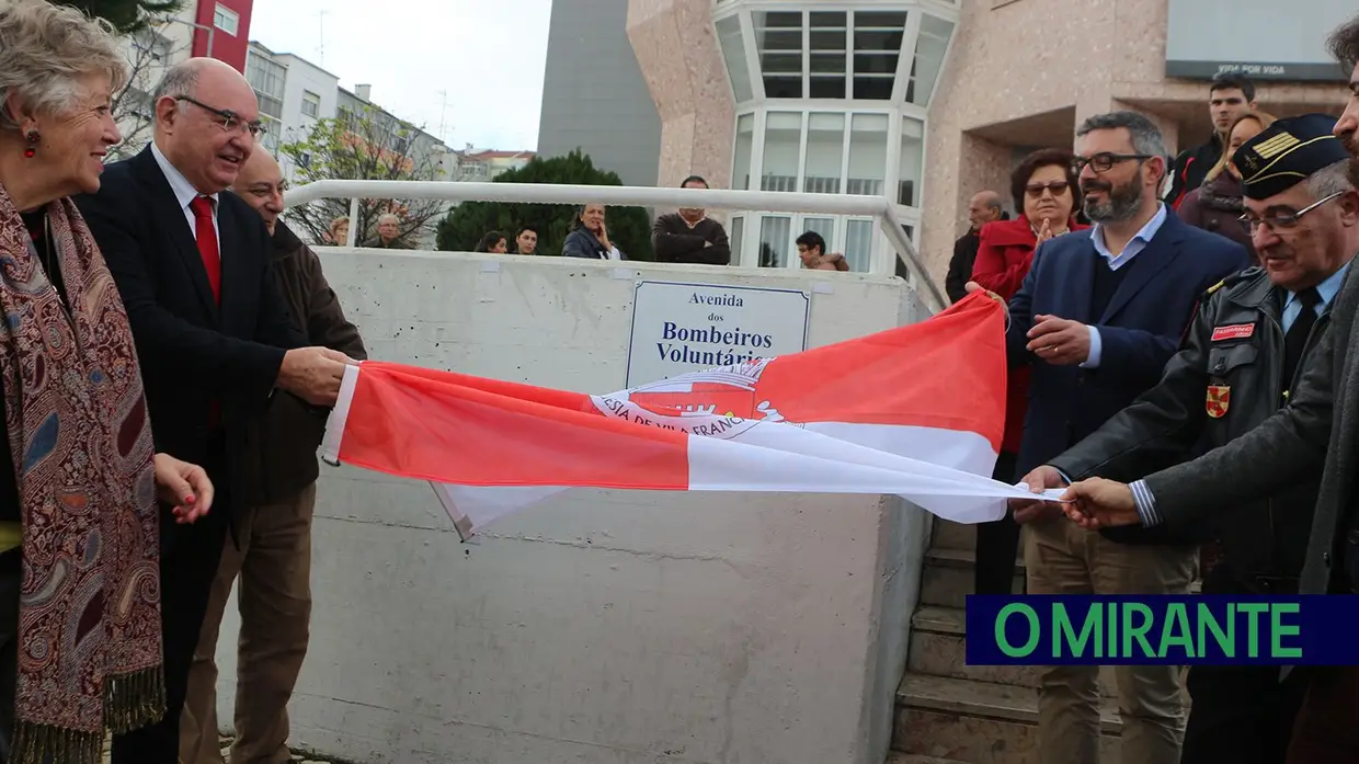 Avenida em Vila Franca de Xira 'rebatizada' para homenagear bombeiros