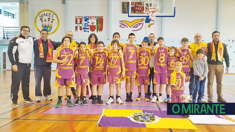 Chamusca Basket  é campeão distrital  em sub-14 masculinos