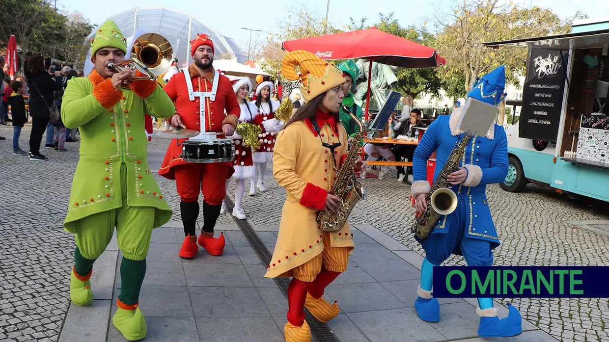 Parada de Natal em Santarém