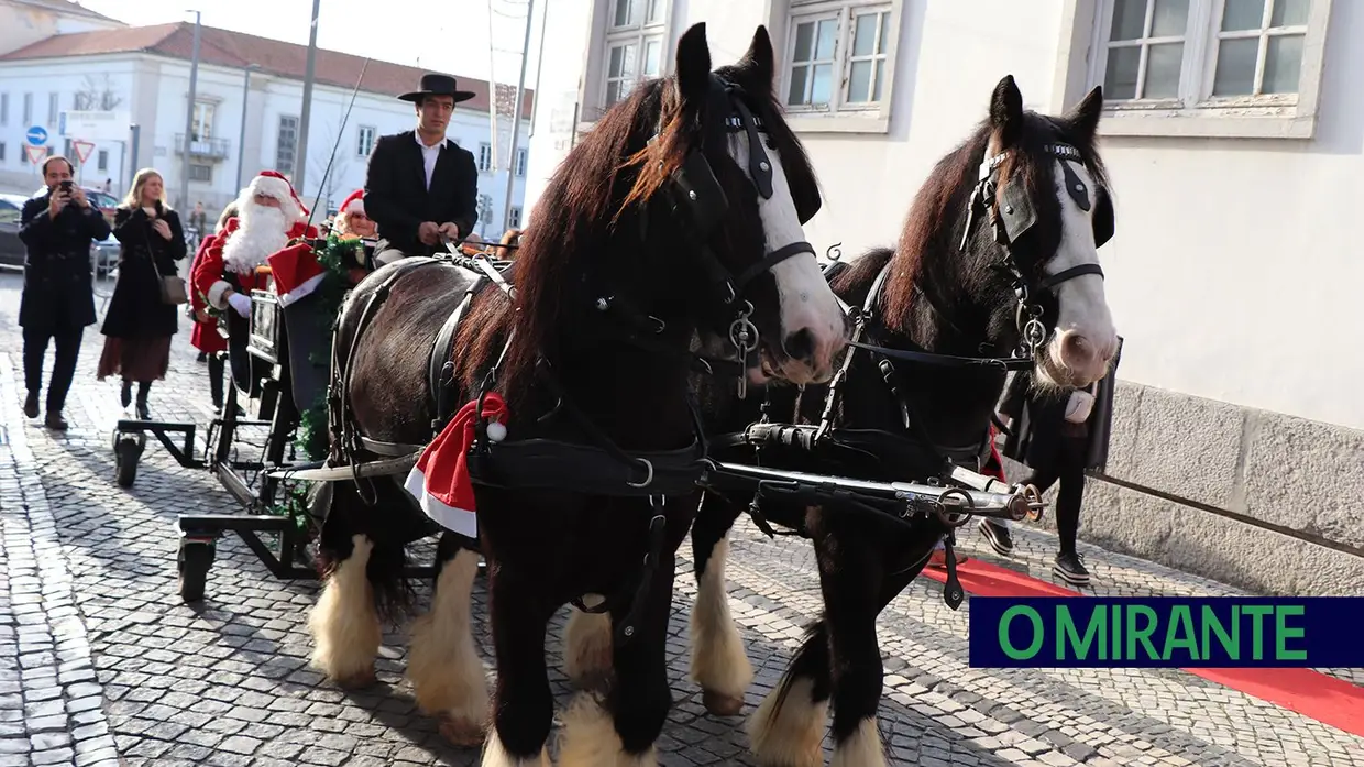 Parada de Natal em Santarém