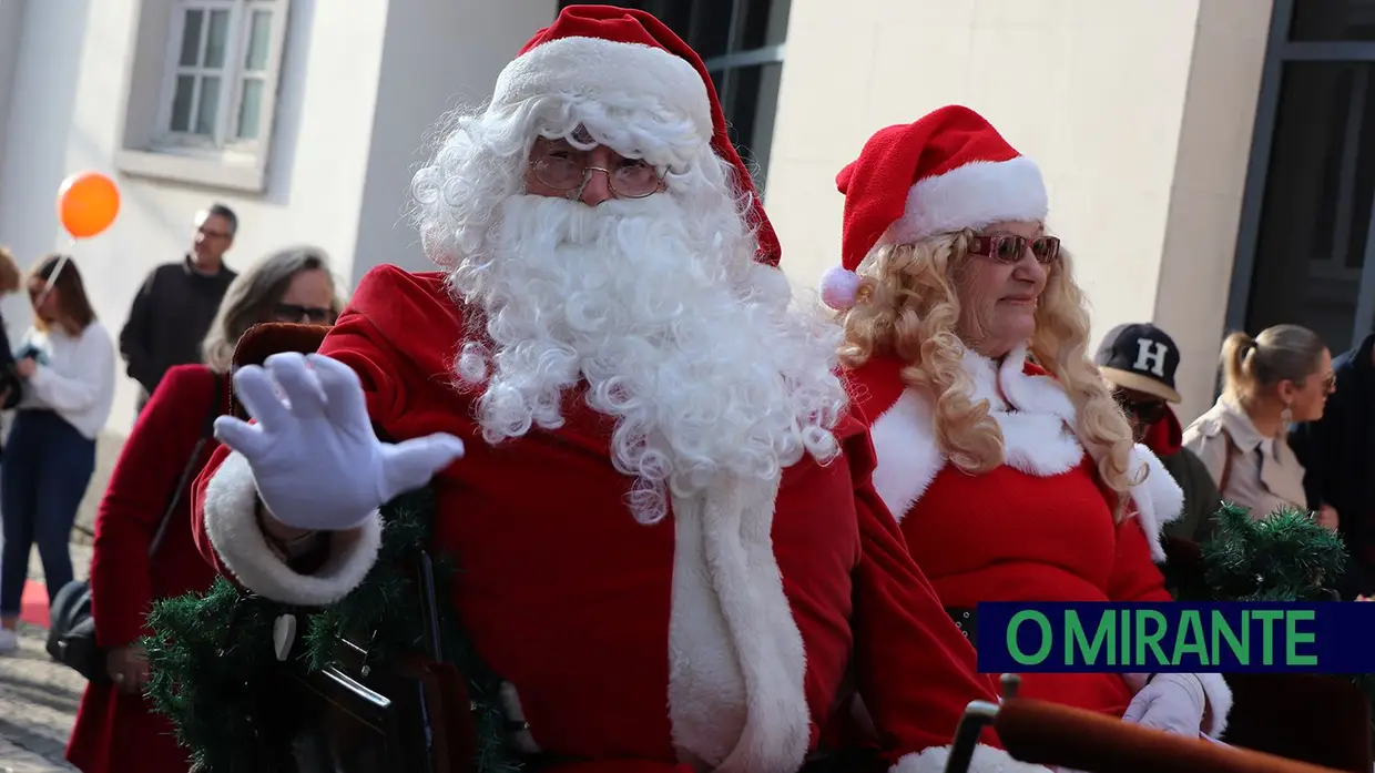 Parada de Natal em Santarém