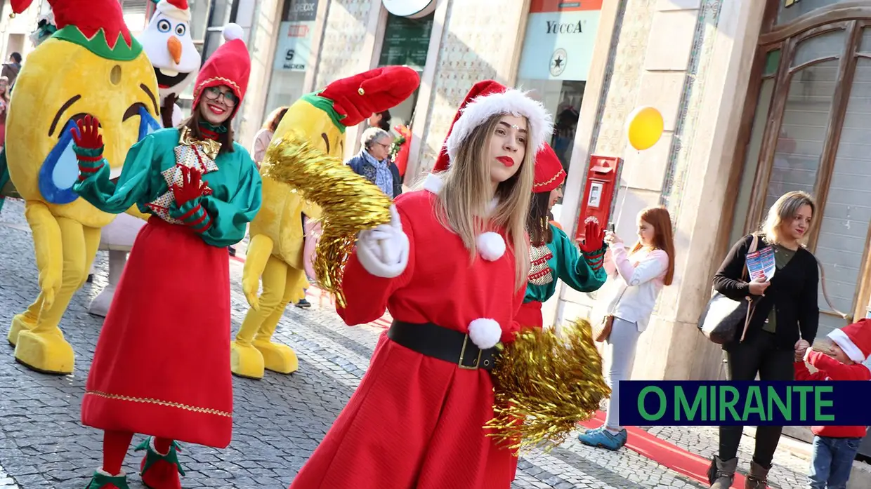 Parada de Natal em Santarém