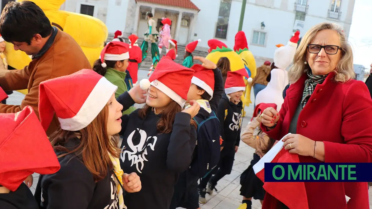 Parada de Natal em Santarém