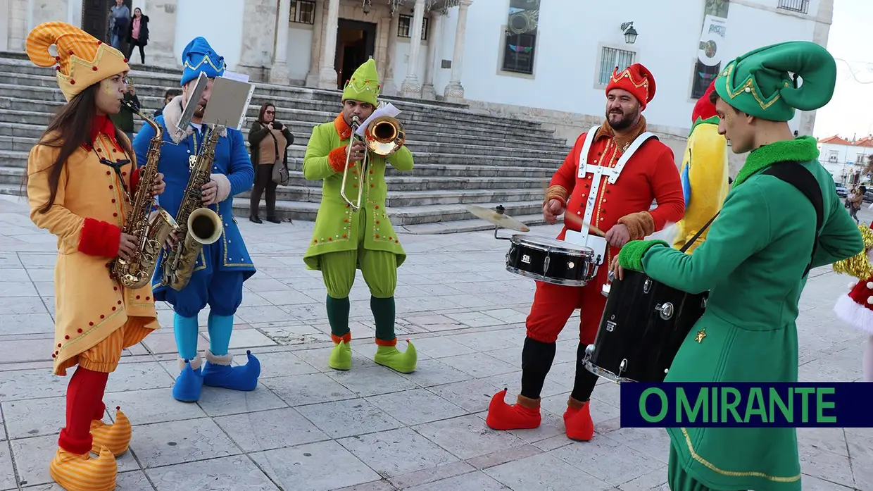 Parada de Natal em Santarém