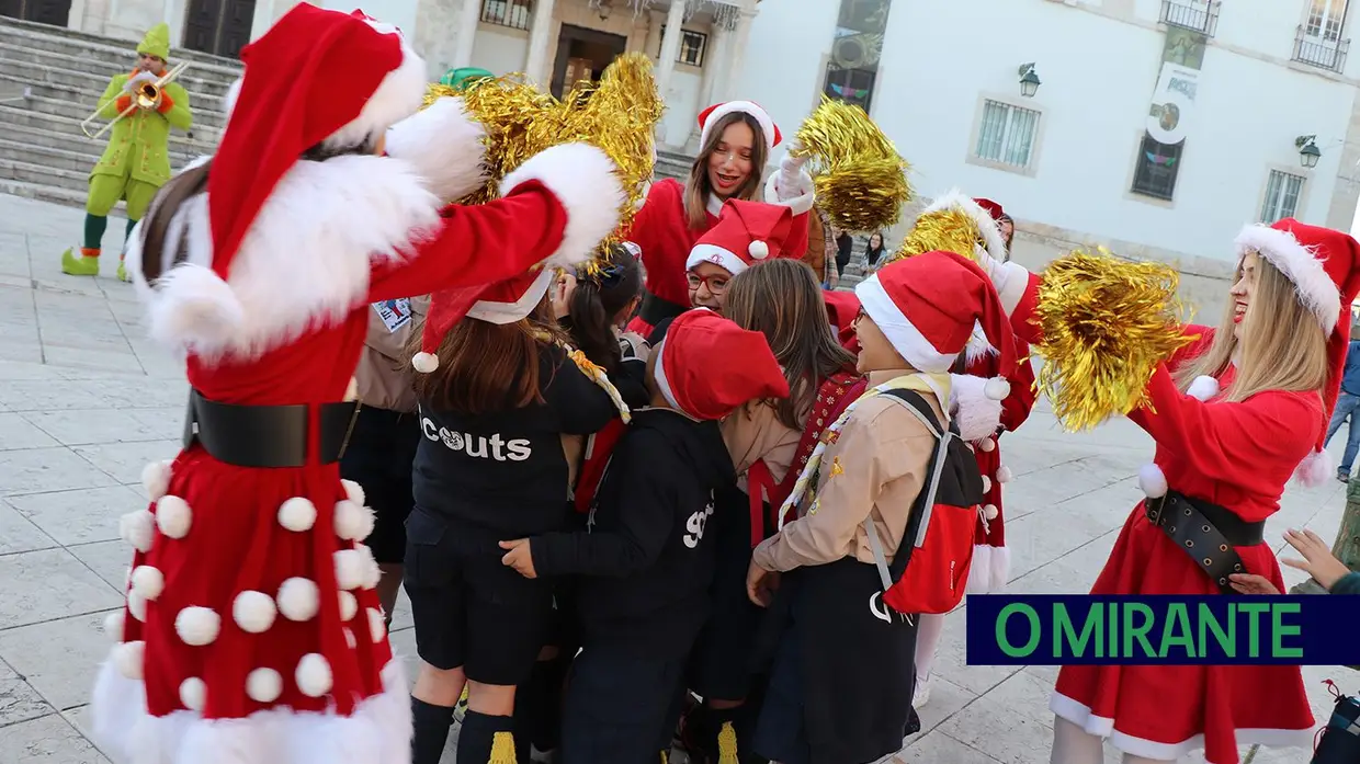 Parada de Natal em Santarém