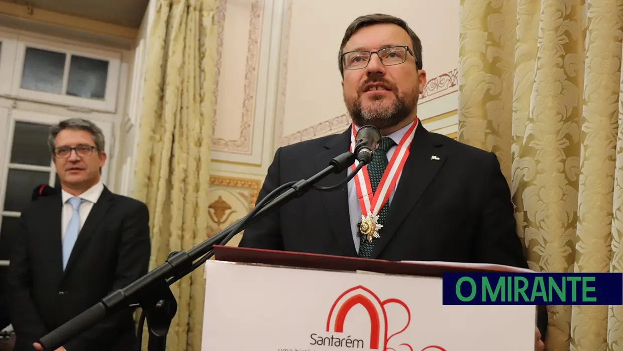 Condecorações no 189.º aniversário dos Bombeiros Municipais de Santarém