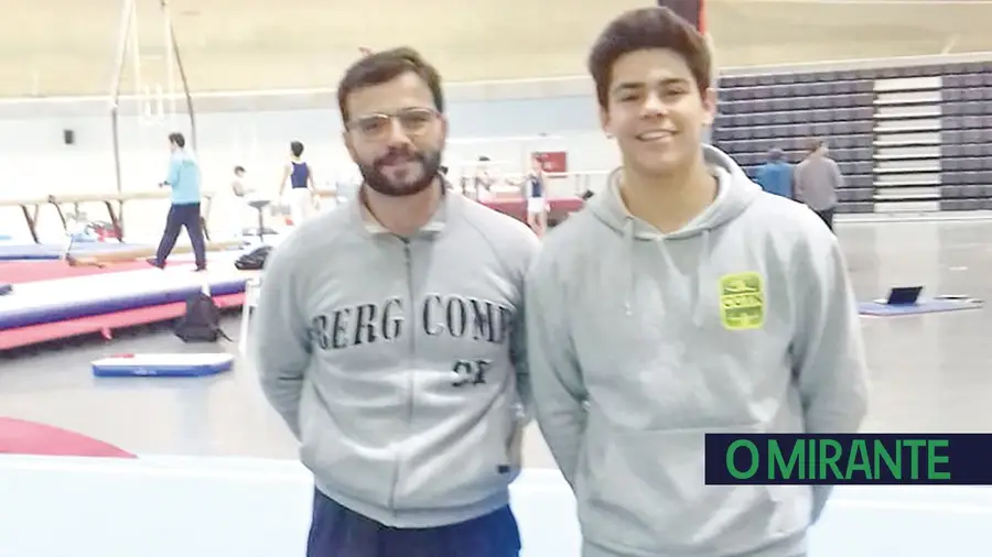 Joel Catarino na selecção nacional  de ginástica artística