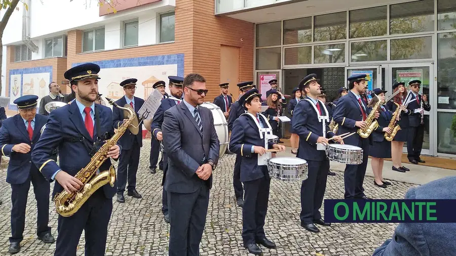 A banda da Sociedade Filarmónica Recreio Alverquense A banda da Sociedade Filarmónica Recreio Alverquense