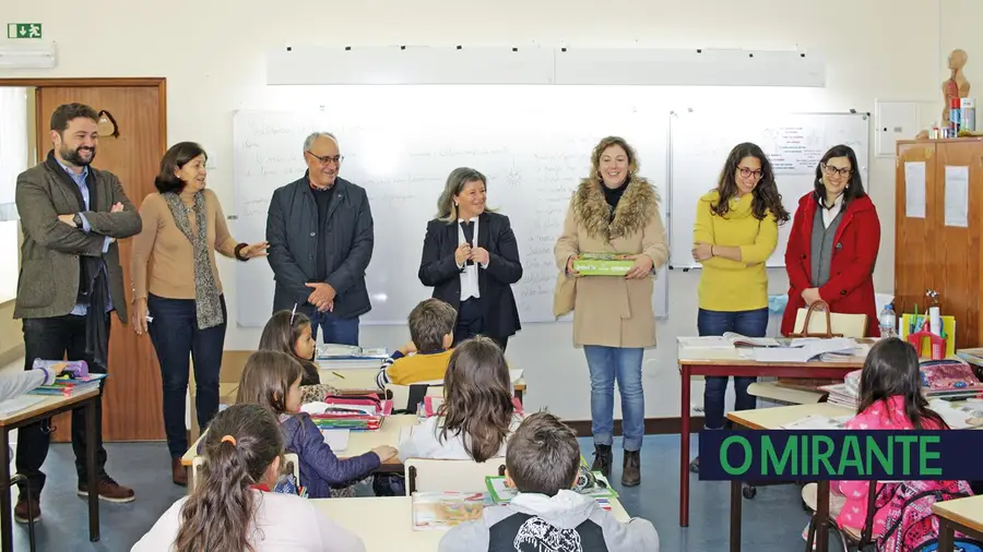 Os cerca de 1.100 alunos do 1º ciclo do concelho de Tomar