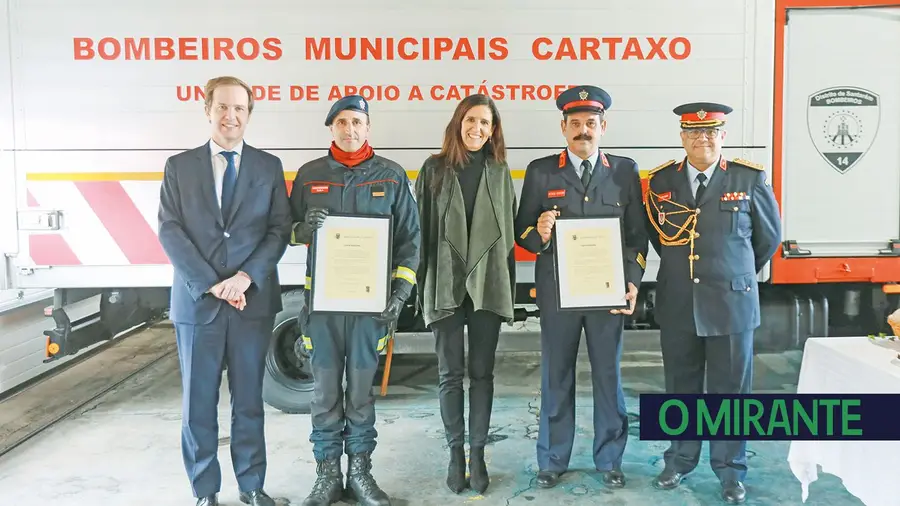 Os Bombeiros Municipais do Cartaxo