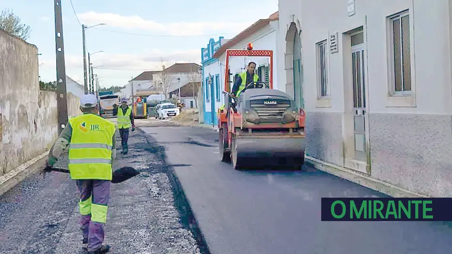 Salvaterra de Magos investe quase 100 mil euros em repavimentação de ruas