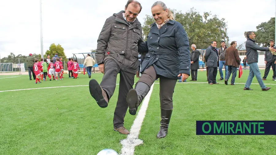 Em Dezembro de 2014 dava-se o pontapé de saída no novo relvado de futebol de 7 Em Dezembro de 2014 dava-se o pontapé de saída no novo relvado de futebol de 7
