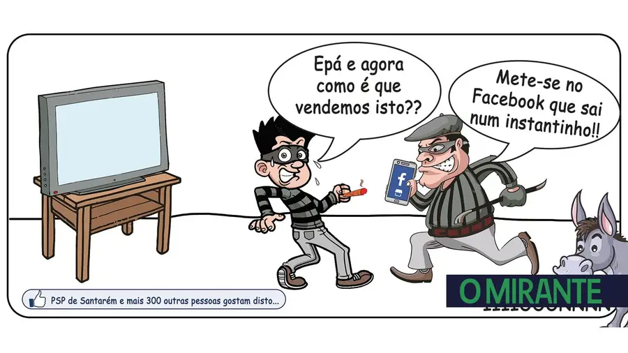 Televisão roubada em escola apareceu na Internet Televisão roubada em escola apareceu na Internet