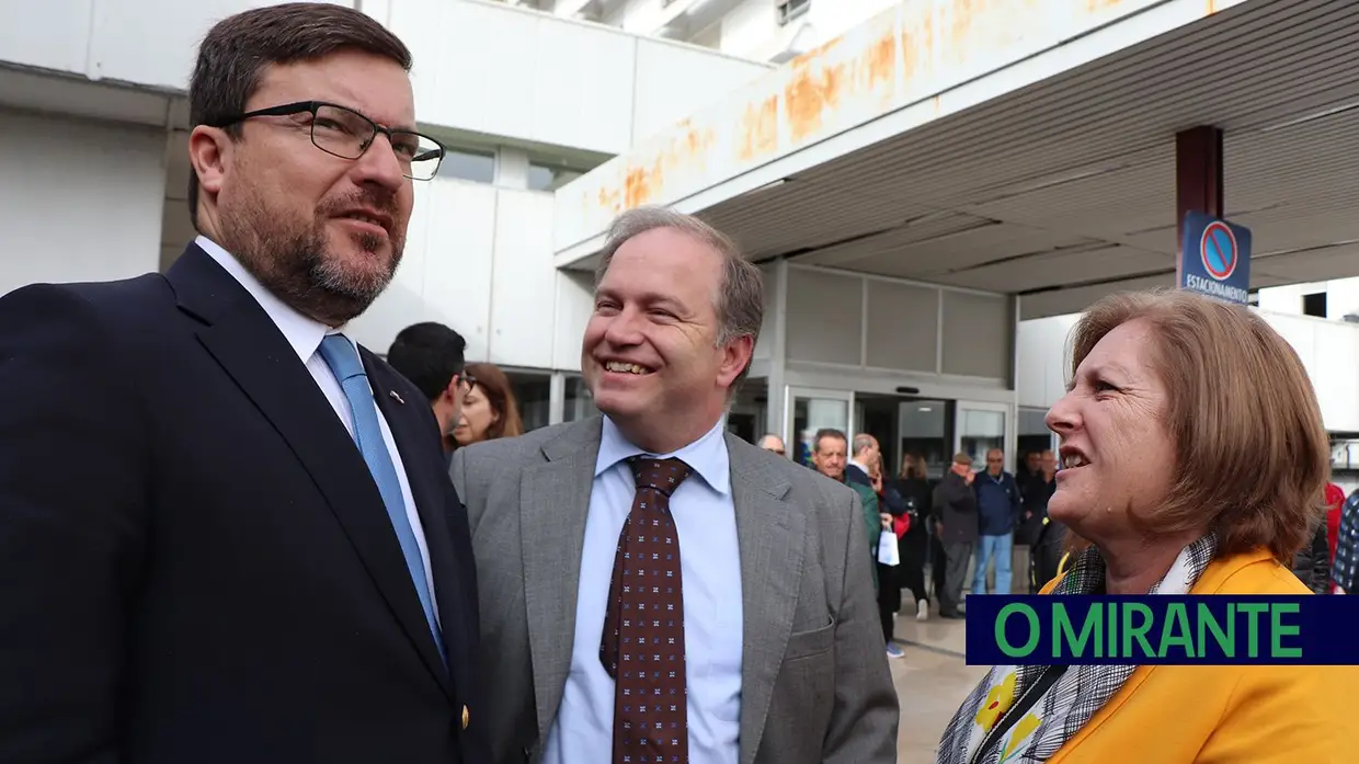 Inauguração dos bloco operatórios do Hospital de Santarém