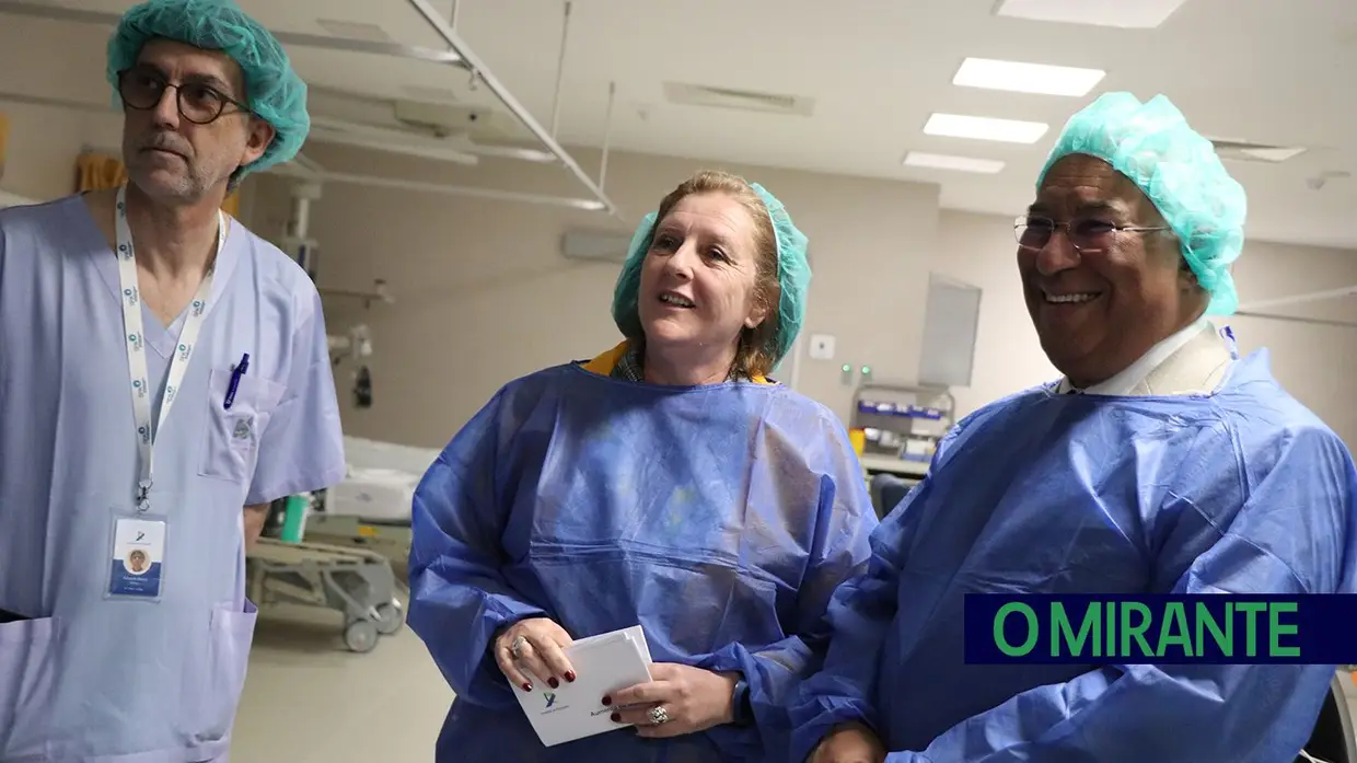 Inauguração dos bloco operatórios do Hospital de Santarém