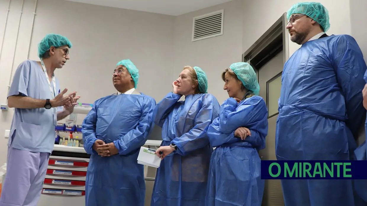 Inauguração dos bloco operatórios do Hospital de Santarém