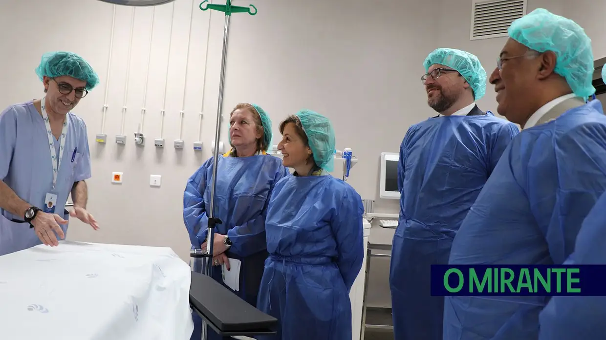 Inauguração dos bloco operatórios do Hospital de Santarém