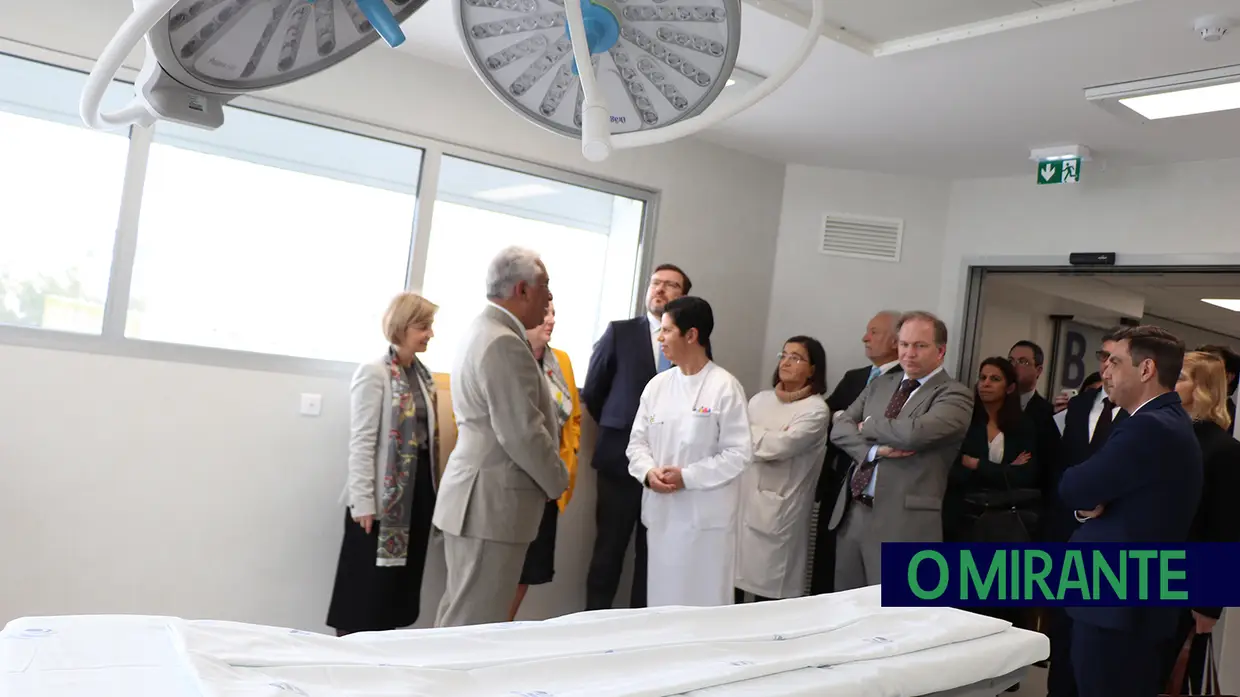 Inauguração dos bloco operatórios do Hospital de Santarém