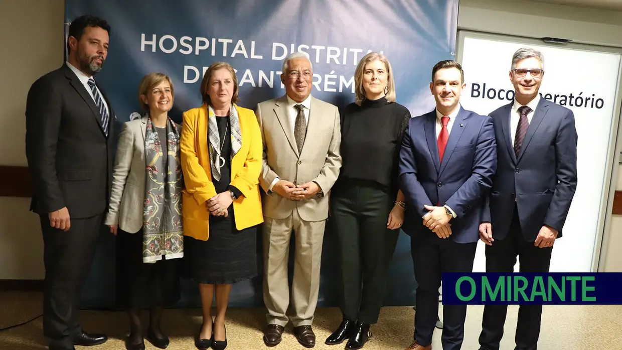 Inauguração dos bloco operatórios do Hospital de Santarém