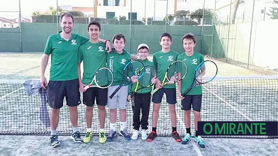 Sub 14 do Clube de Ténis de Torres Novas  na fase final do nacional