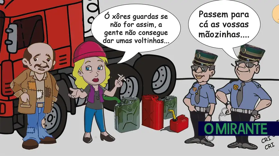 Apanhados com as mãos no gasóleo Apanhados com as mãos no gasóleo