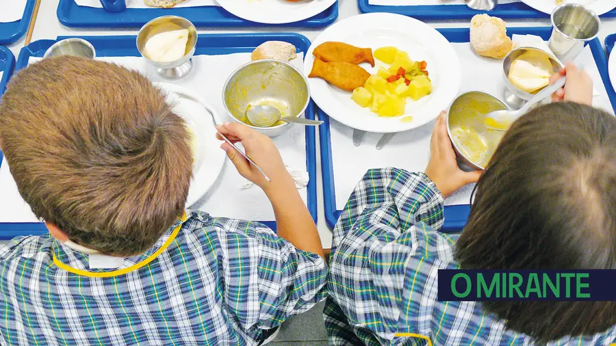 Dívidas das refeições escolares em Azambuja não baixam