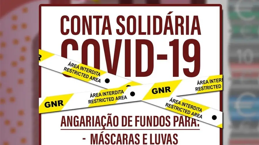 GNR alerta para burla com falsas contas solidárias relacionadas com a Covid-19