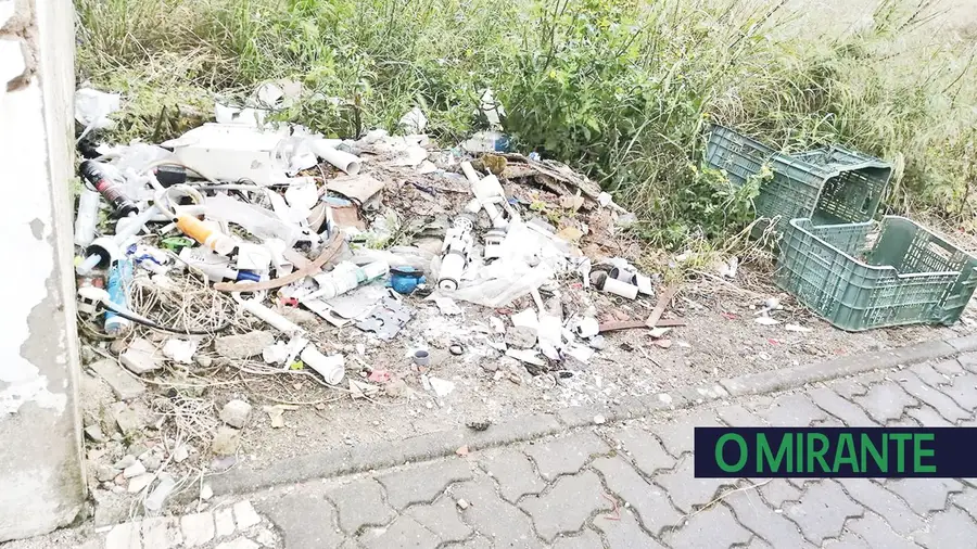 Zona junto à Escola Secundária do Cartaxo