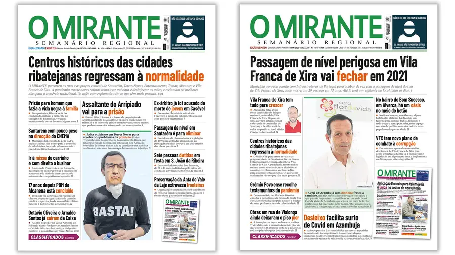 Centros históricos das cidades ribatejanas regressam à normalidade