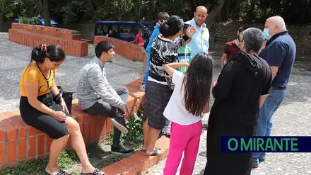 Desocupação de casa degradada no centro histórico de Santarém