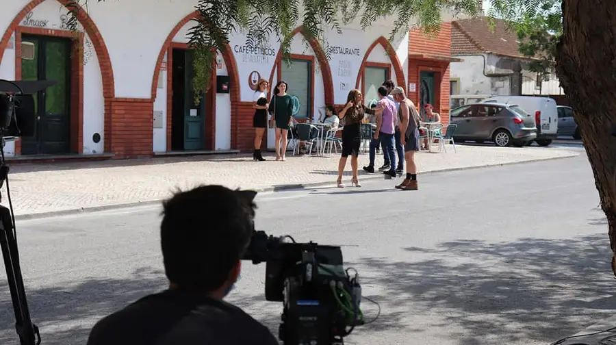 Últimas filmagens da nova telenovela da TVI em Salvaterra de Magos