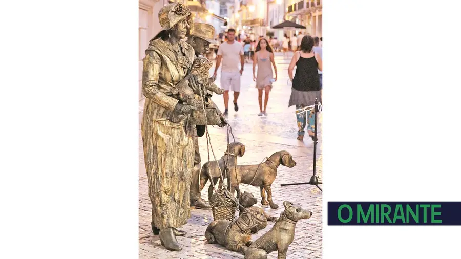 A Praceta de Olivença, no centro histórico de Tomar A Praceta de Olivença, no centro histórico de Tomar