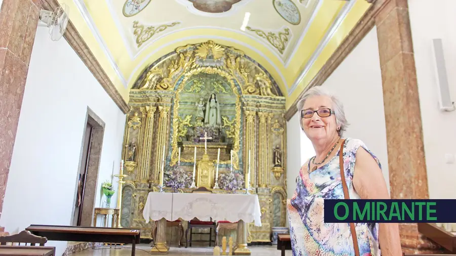 Maria do Castelo nunca casou e dedica a vida à padroeira de Coruche 