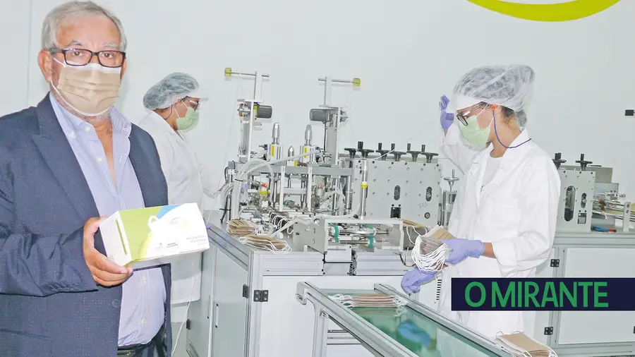 Medisigma de Abrantes com capacidade de produzir milhões de máscaras Medisigma de Abrantes com capacidade de produzir milhões de máscaras