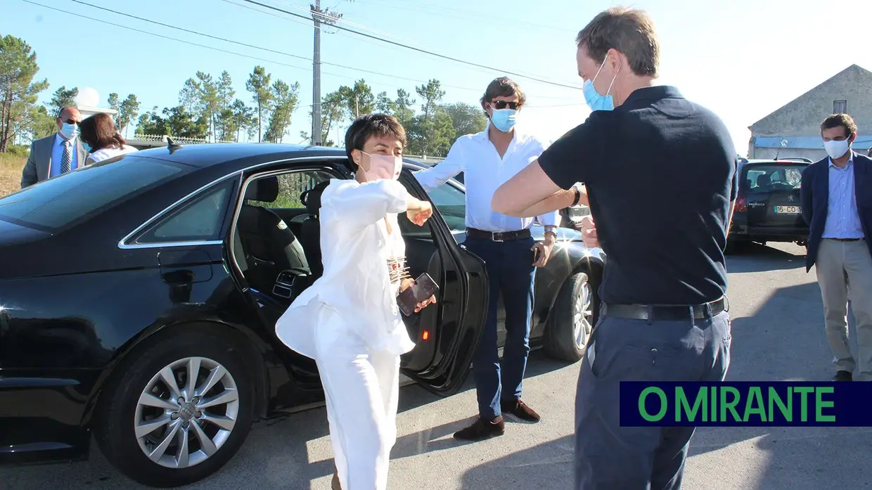 Ministra da Agricultura visita vindimas no Cartaxo e Alpiarça