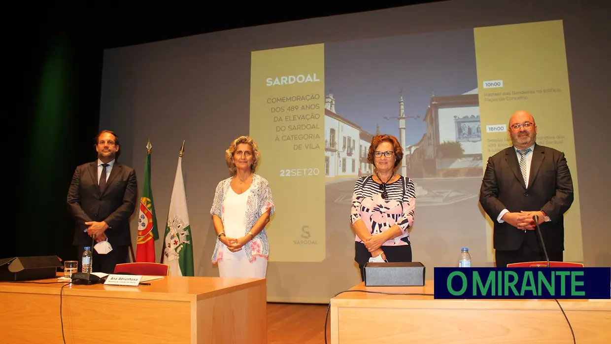 Sessão solene do 489º aniversário de elevação do Sardoal a vila