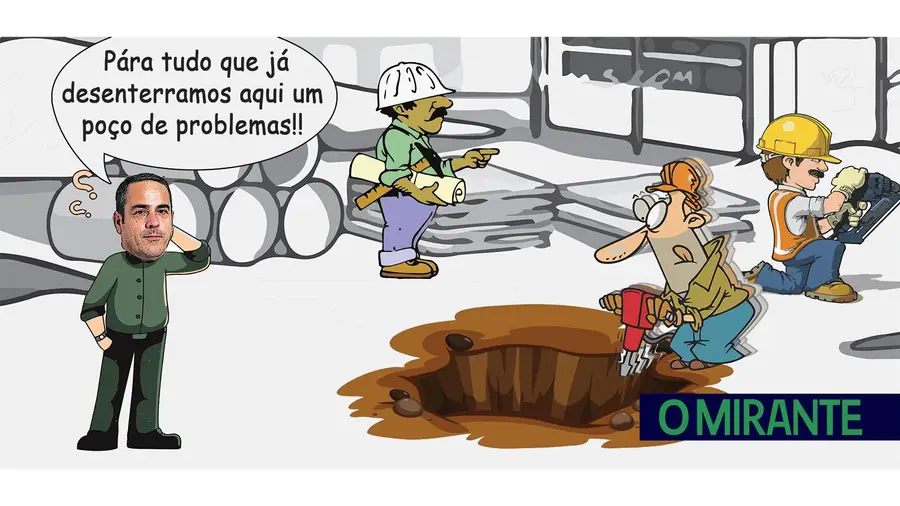 Um poço metido nas obras Um poço metido nas obras