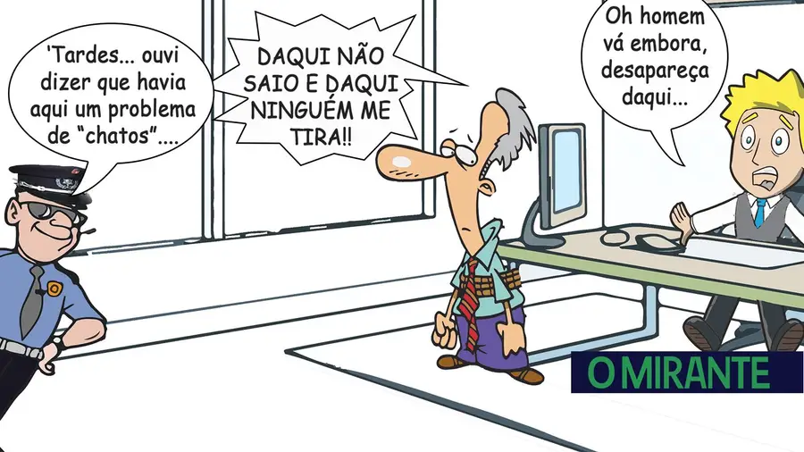 Daqui não saio, daqui ninguém me tira! Daqui não saio, daqui ninguém me tira!