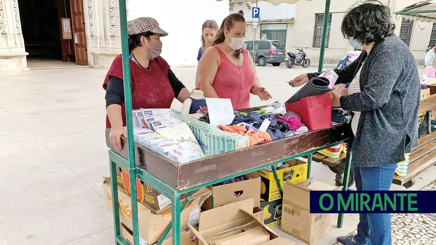 A feira solidária que a Cáritas de Tomar