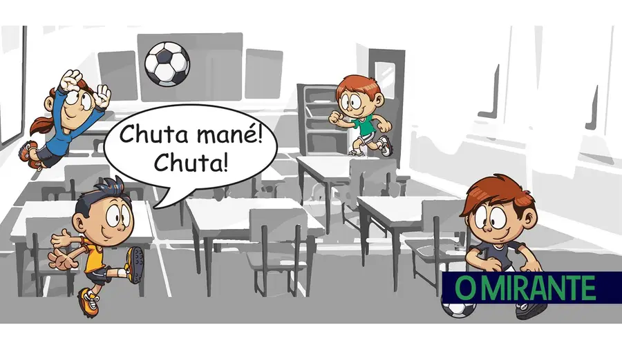 Desporto confinado à sala de aula