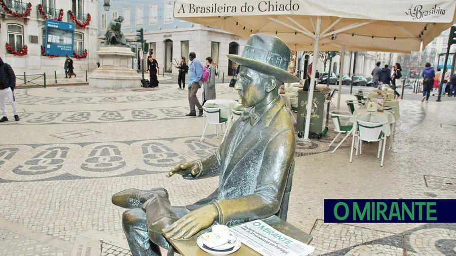 O MIRANTE passou a ser vendido  na Brasileira do Chiado em Lisboa