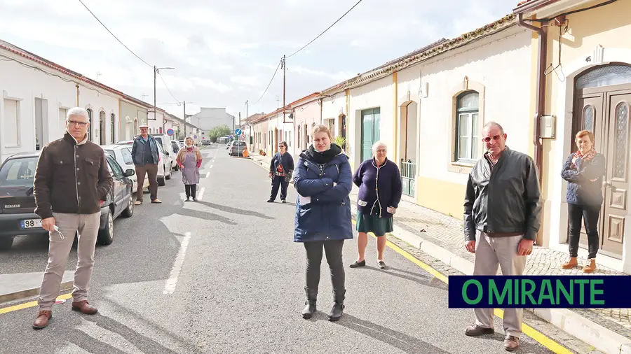 O fenómeno de uma rua aos ziguezagues  na vila da Golegã