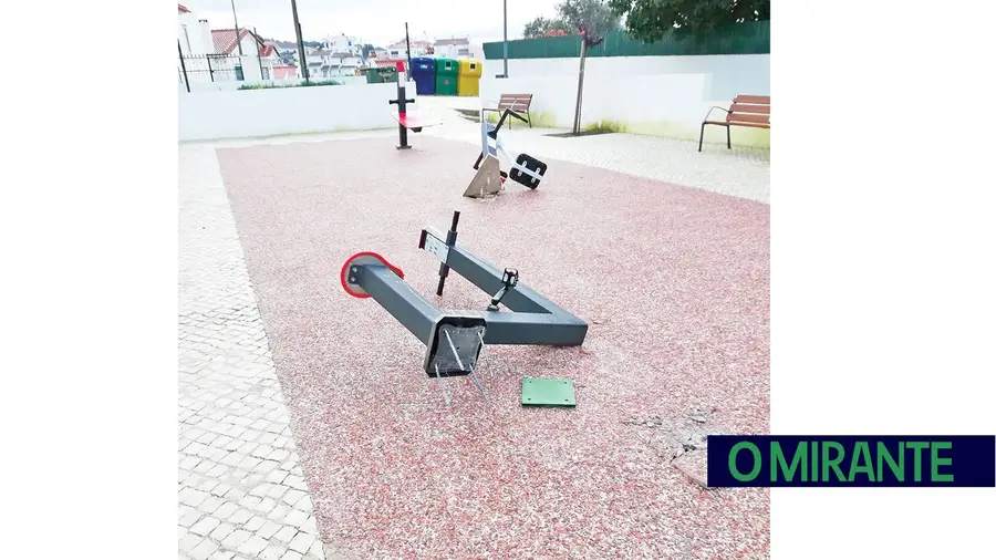 Novo parque desportivo em Azambuja vandalizado 